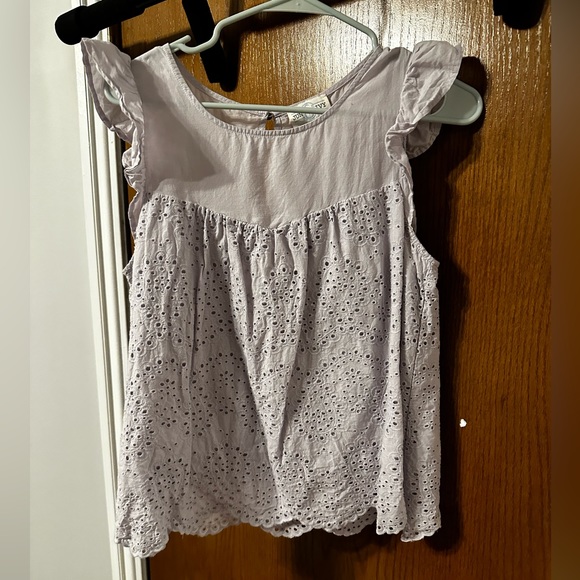 Lilac Lace Purple Blouse - Picture 1 of 5